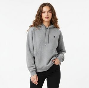 The Kooples Gray Skull Patch Hoodie Small